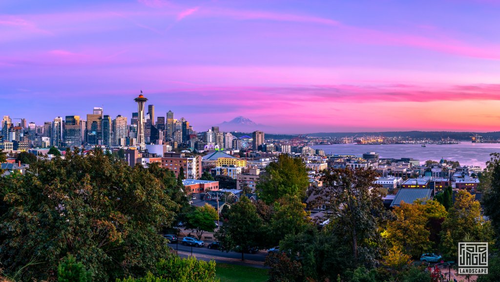 Blick auf Seattle und das Space Needle vom Kerry Park
Sonnenuntergang
Washington 2022