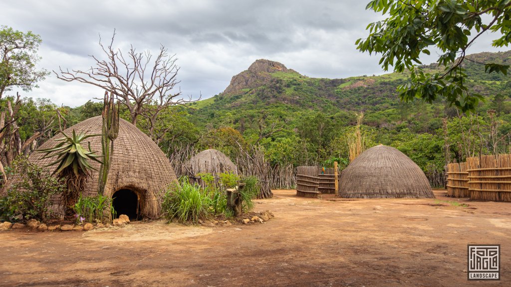 Mantenga Nature Reserve and Cultural Village
Ein authentisch nachgebautes Swazi-Dorf
Knigreich Eswatini