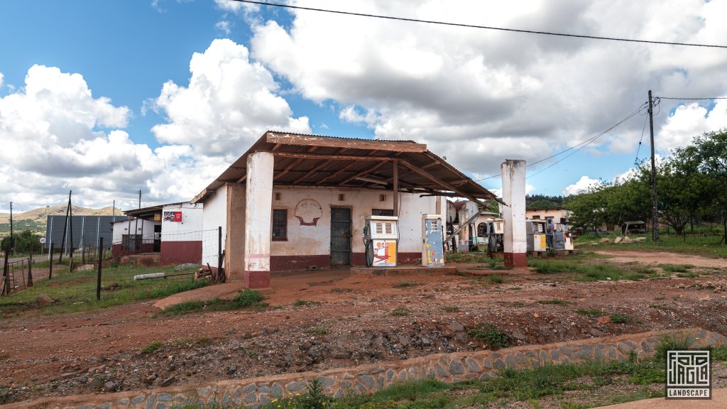 Impressionen entlang der Strae
Alte Tankstelle
Knigreich Eswatini