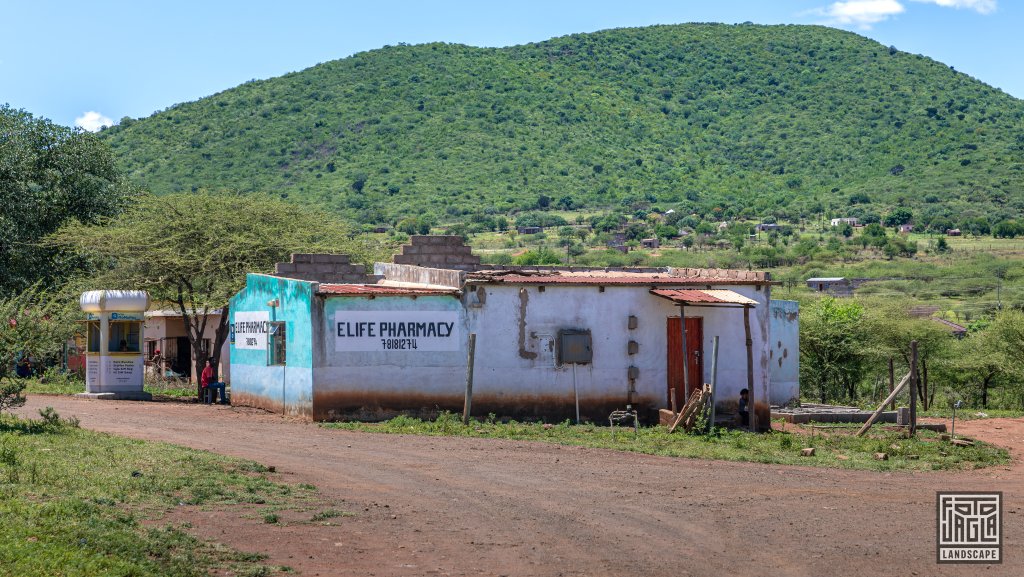 Impressionen entlang der Strae
Eine typische Apotheke
Knigreich Eswatini