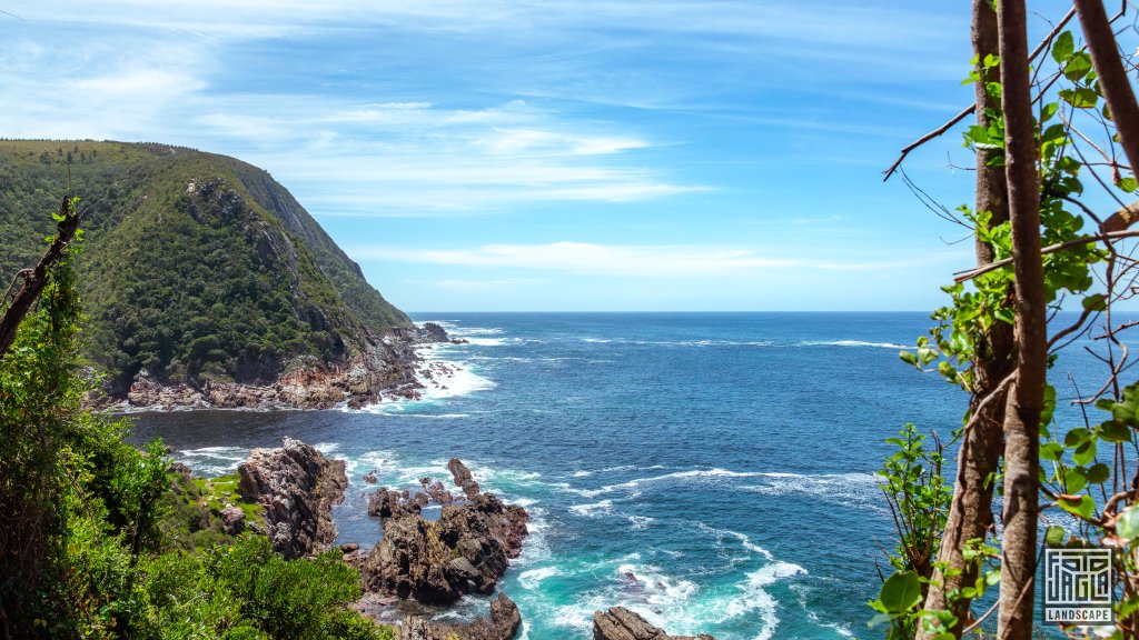 Wunderschne Kstenlandschaft am Storms River Mouth
Tsitsikamma National Park (Garden Route)
Sdafrika