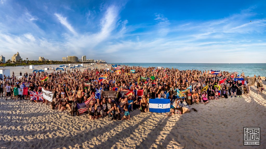 Group Photo from the Heavy Metal Beach Party
South Beach, Miami (FL)
70000 Tons of Metal 2025