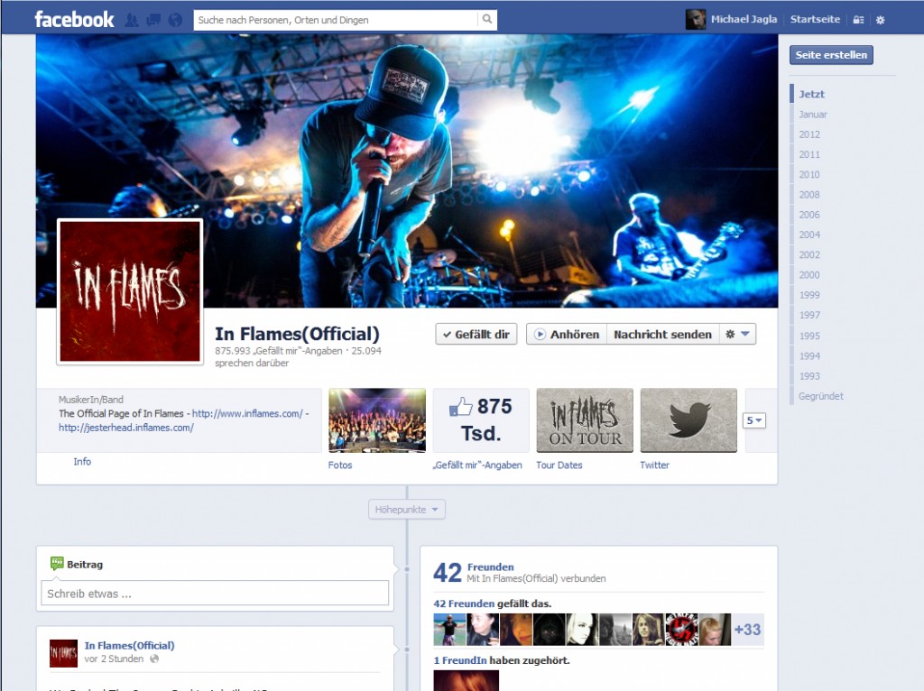 In Flames (Official Facebook Page)